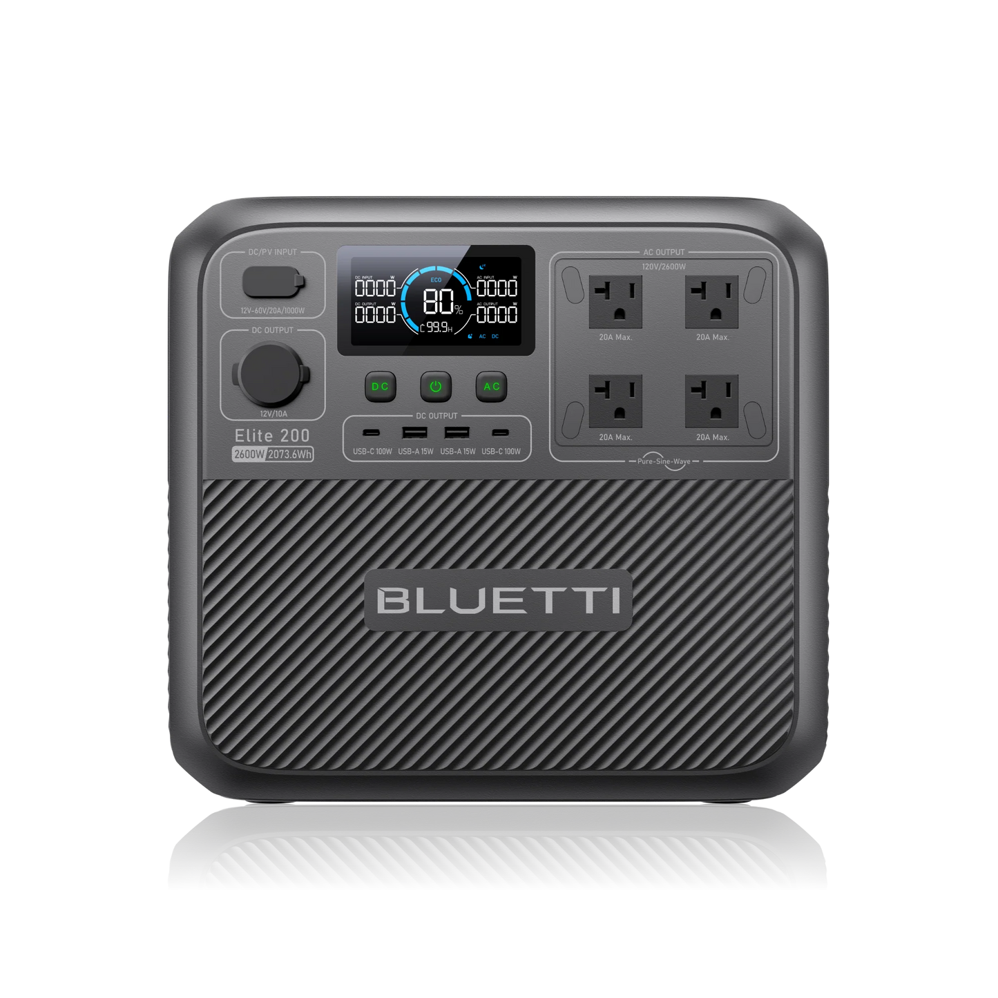 BLUETTI Elite 200 V2 Portable Power Station | 2600W 2073.6Wh