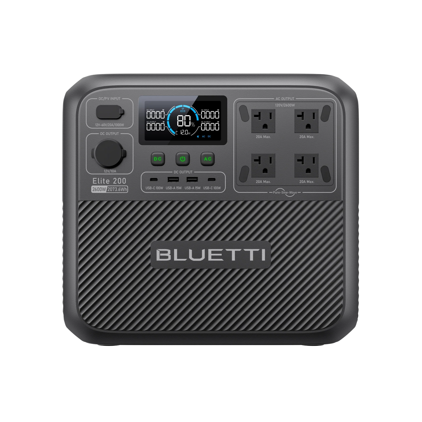 BLUETTI Elite 200 V2 Portable Power Station | 2600W 2073.6Wh