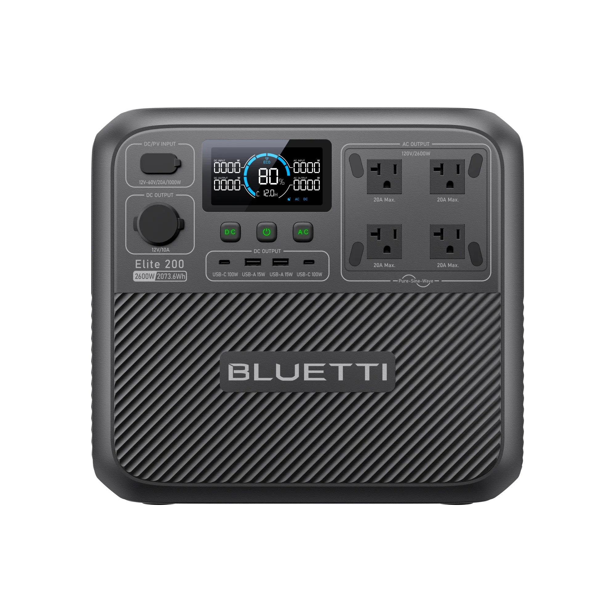 BLUETTI Elite 200 V2 Portable Power Station | 2600W 2073.6Wh